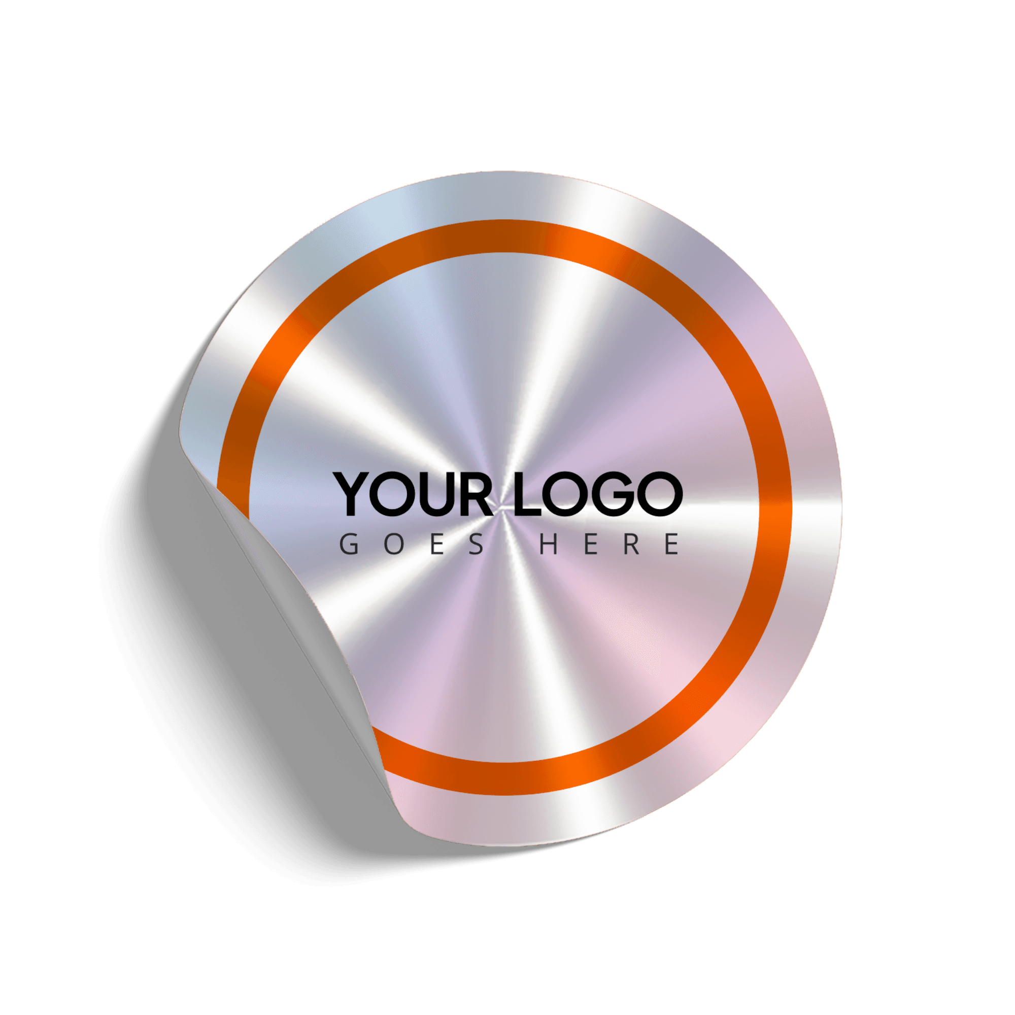 Hologram Round Stickers