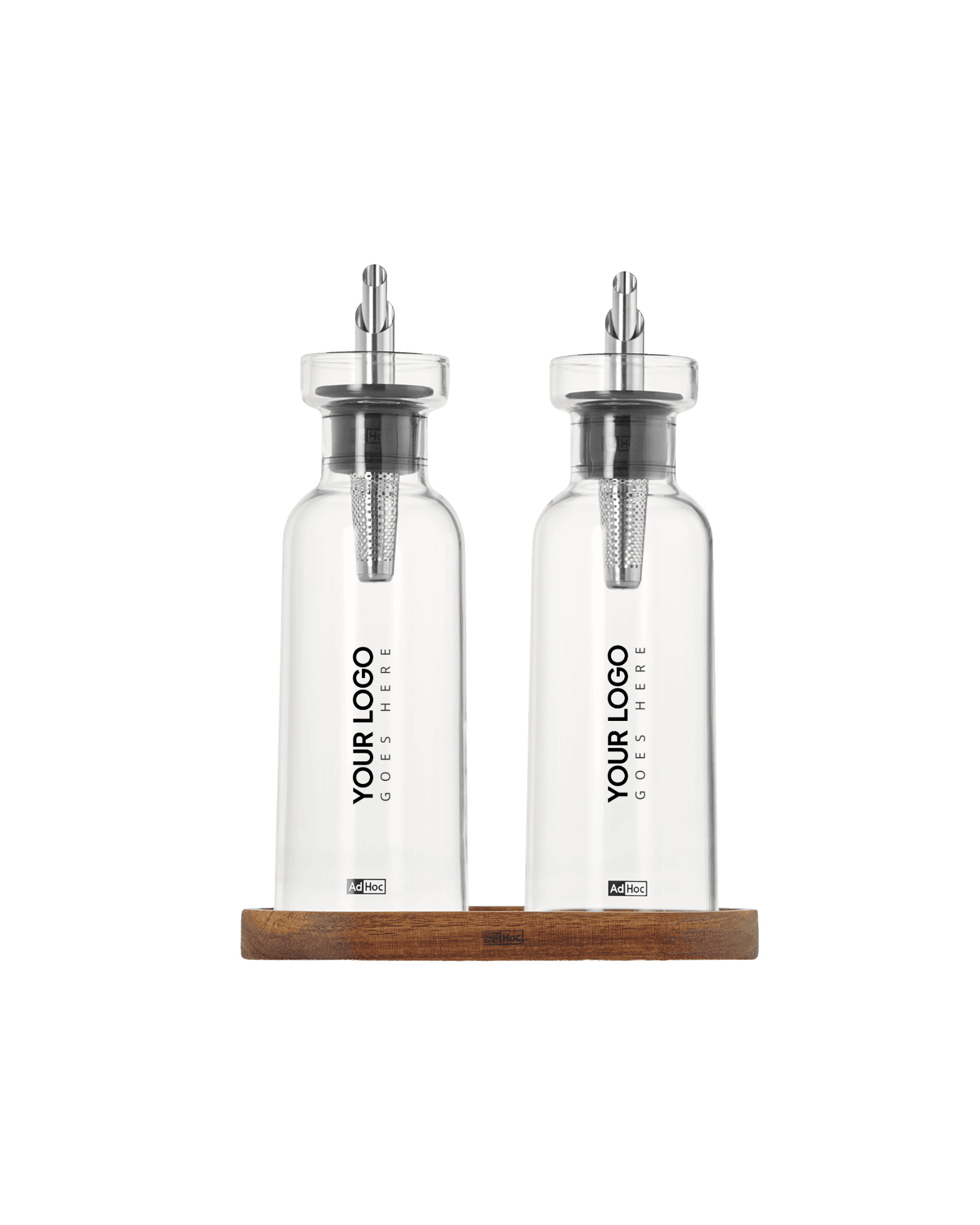 Glass Oil & Vinegar Pourer Set
