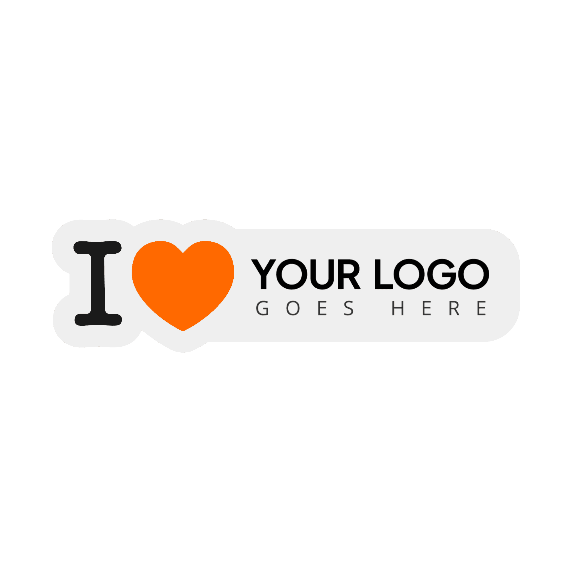 Custom shape stickers